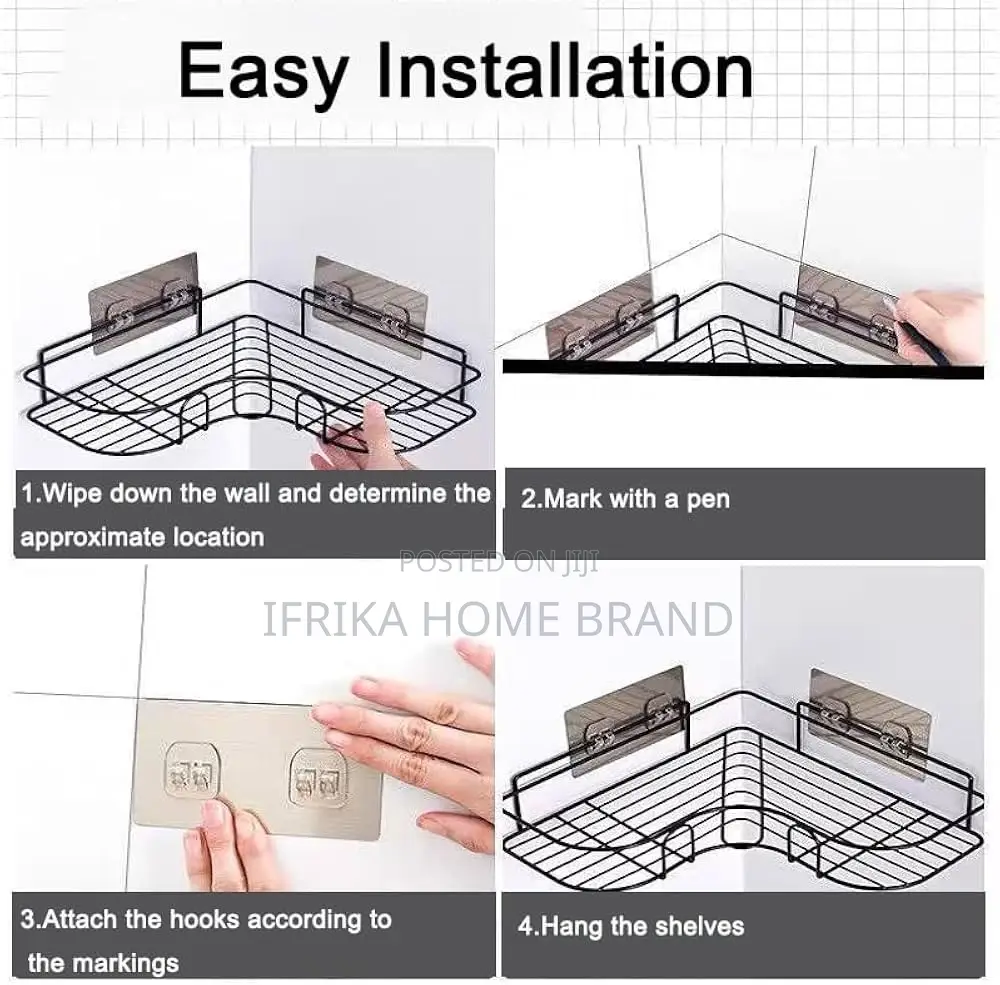 Shower Shelf No Drilling Bathroom Organiser Bathroom Shelf Shower