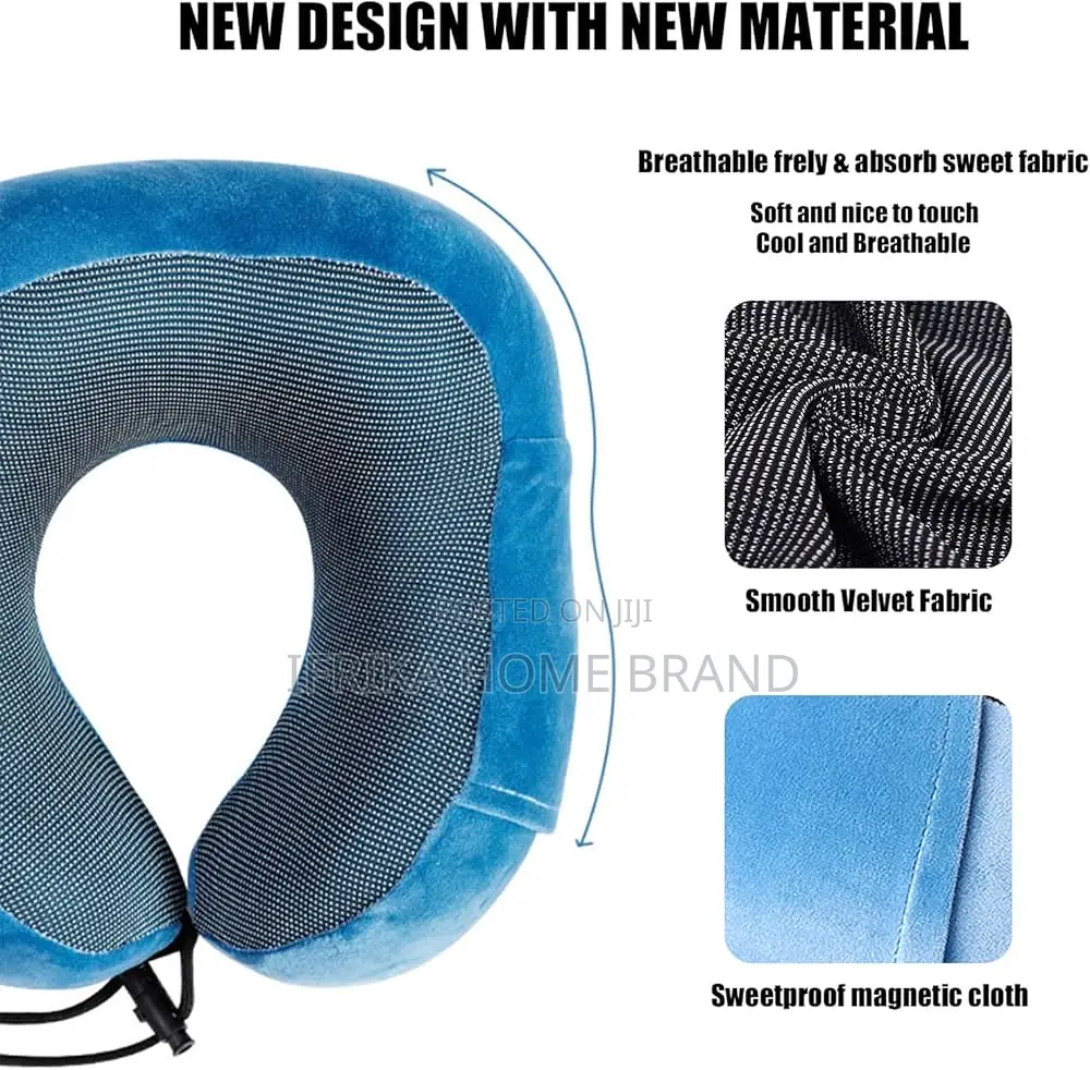 Travel Pillow 100% Pure Memory Foam Neck Pillow, Head Support Soft