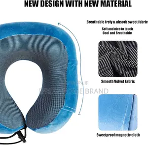 Travel Pillow 100% Pure Memory Foam Neck Pillow, Head Support Soft