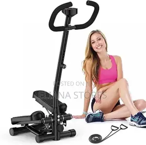 Adjustable Mini Stepper Exercise Machine With Handles