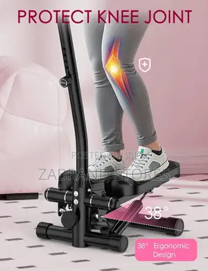 Adjustable Mini Stepper Exercise Machine With Handles