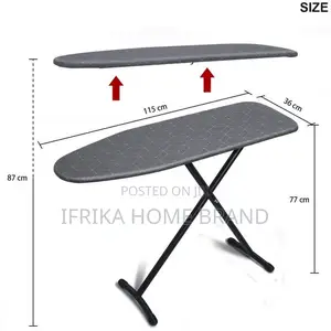 Heavy Duty Full Size Iron Board, Wide Frame With Thick Padding Cover