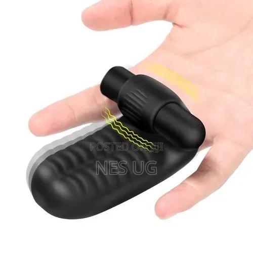 Fingering Vibrator G-Spot Clit Massager Stimulator - Black