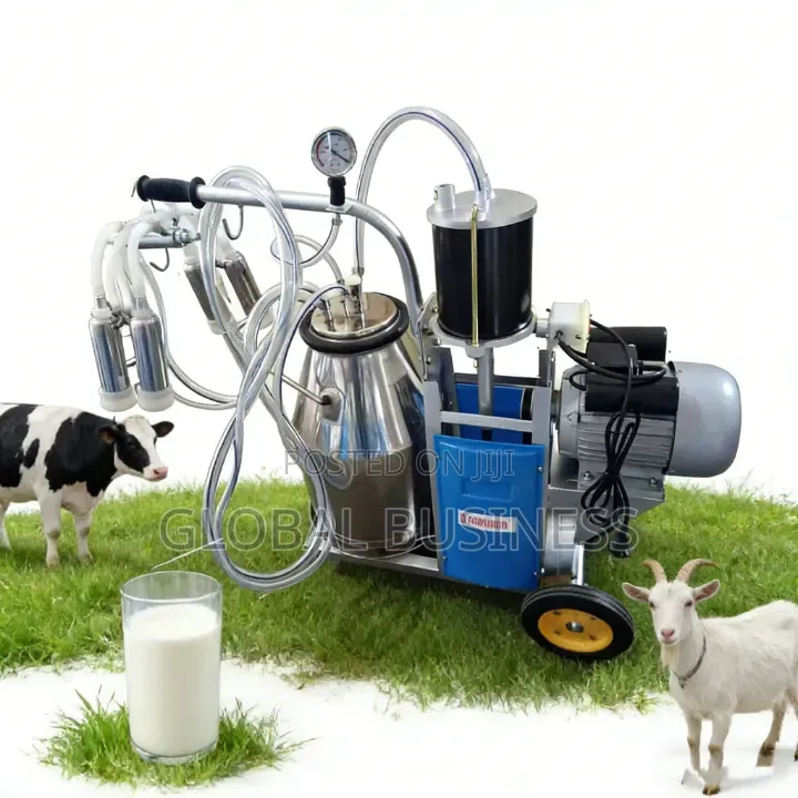 Electric Cow Milking Machine 25l Single Bucket