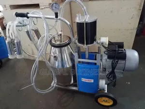 Electric Cow Milking Machine 25l Single Bucket
