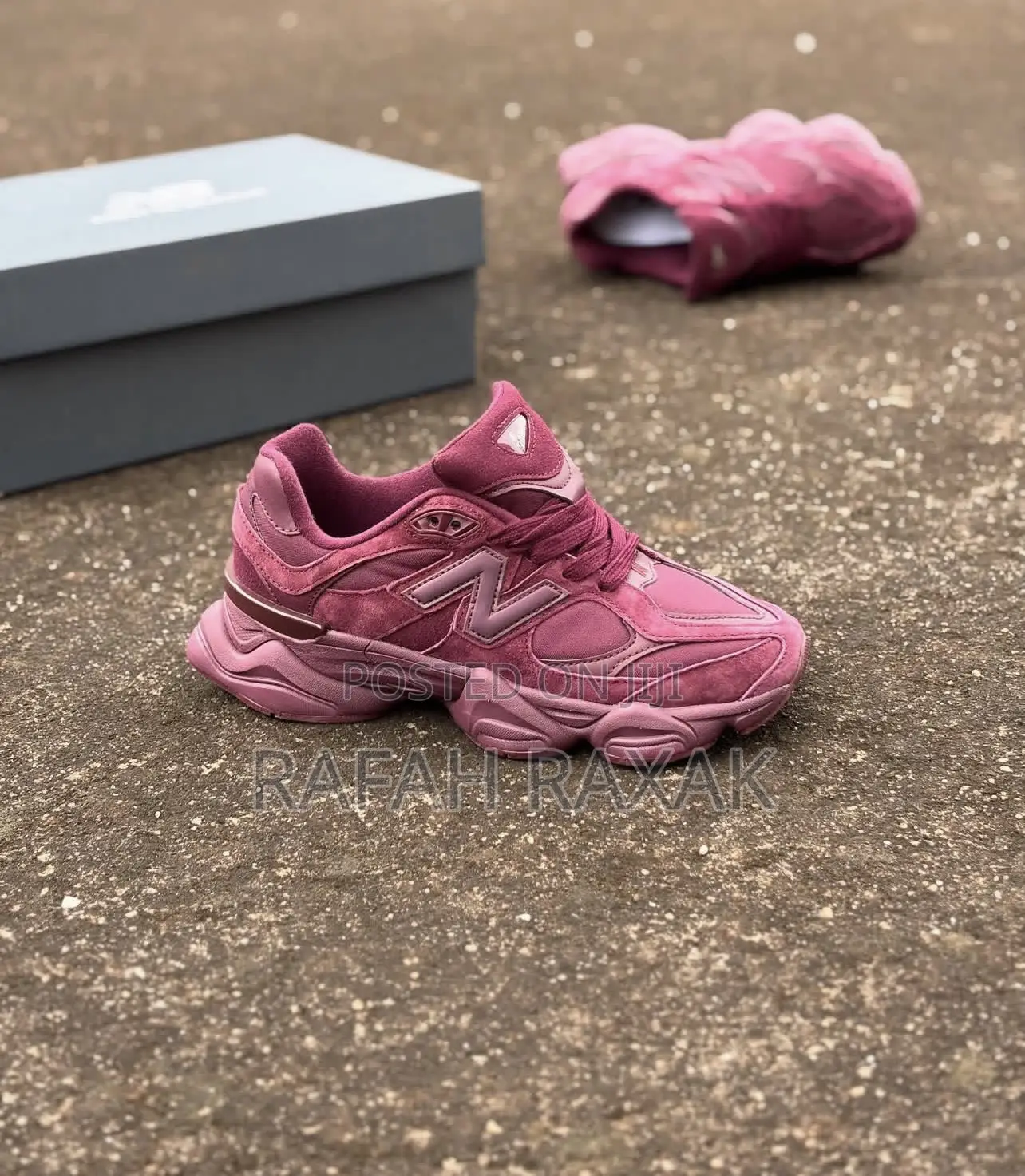 Dark Pink New Balance 9060 Trainer Sneakers