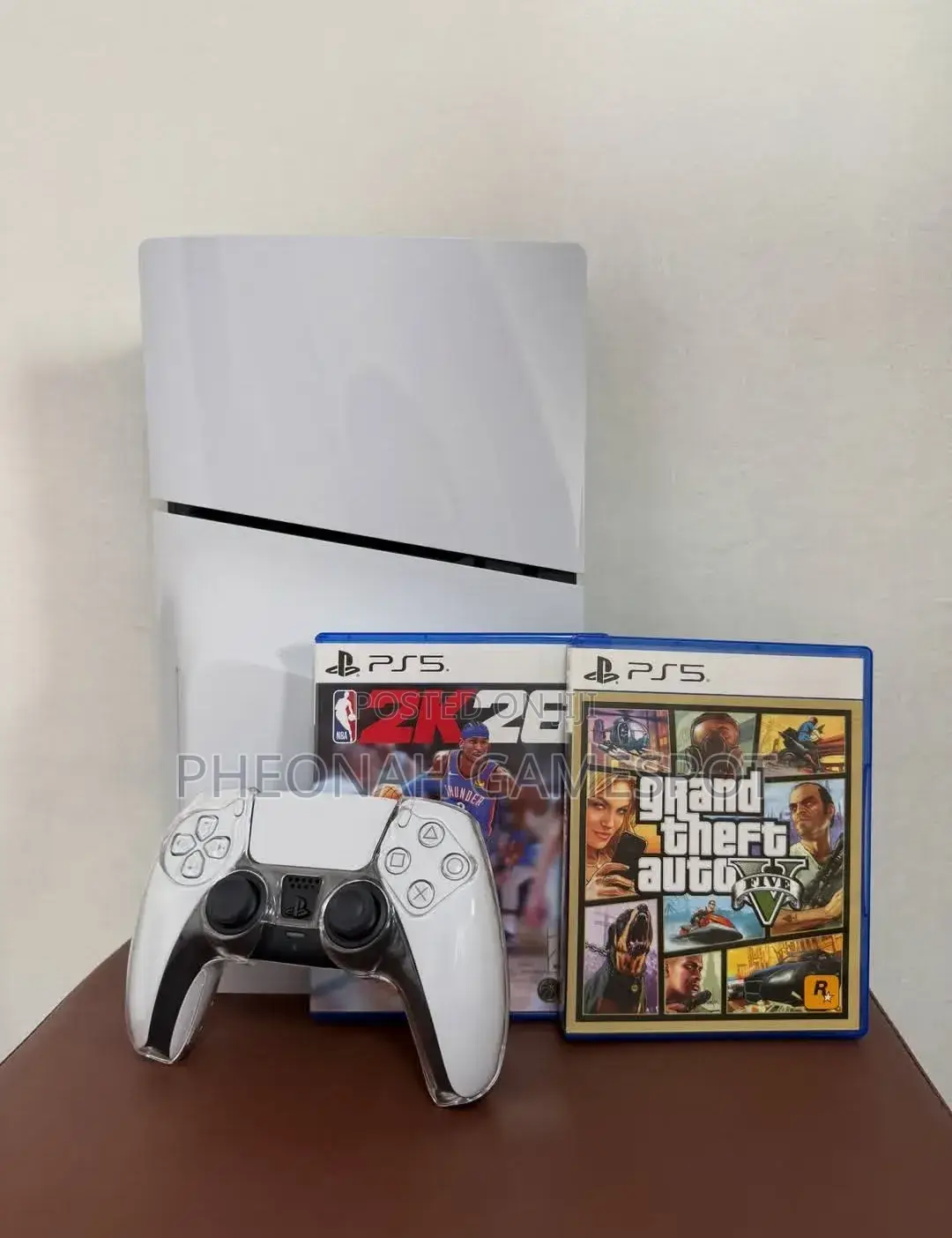 Ex Uk Ps5 Consoles Ps5 Slim With 2 Games and 1 Controller. Almost New
