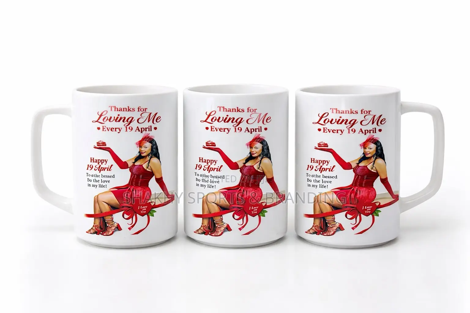 Custom Printed Mugs Available