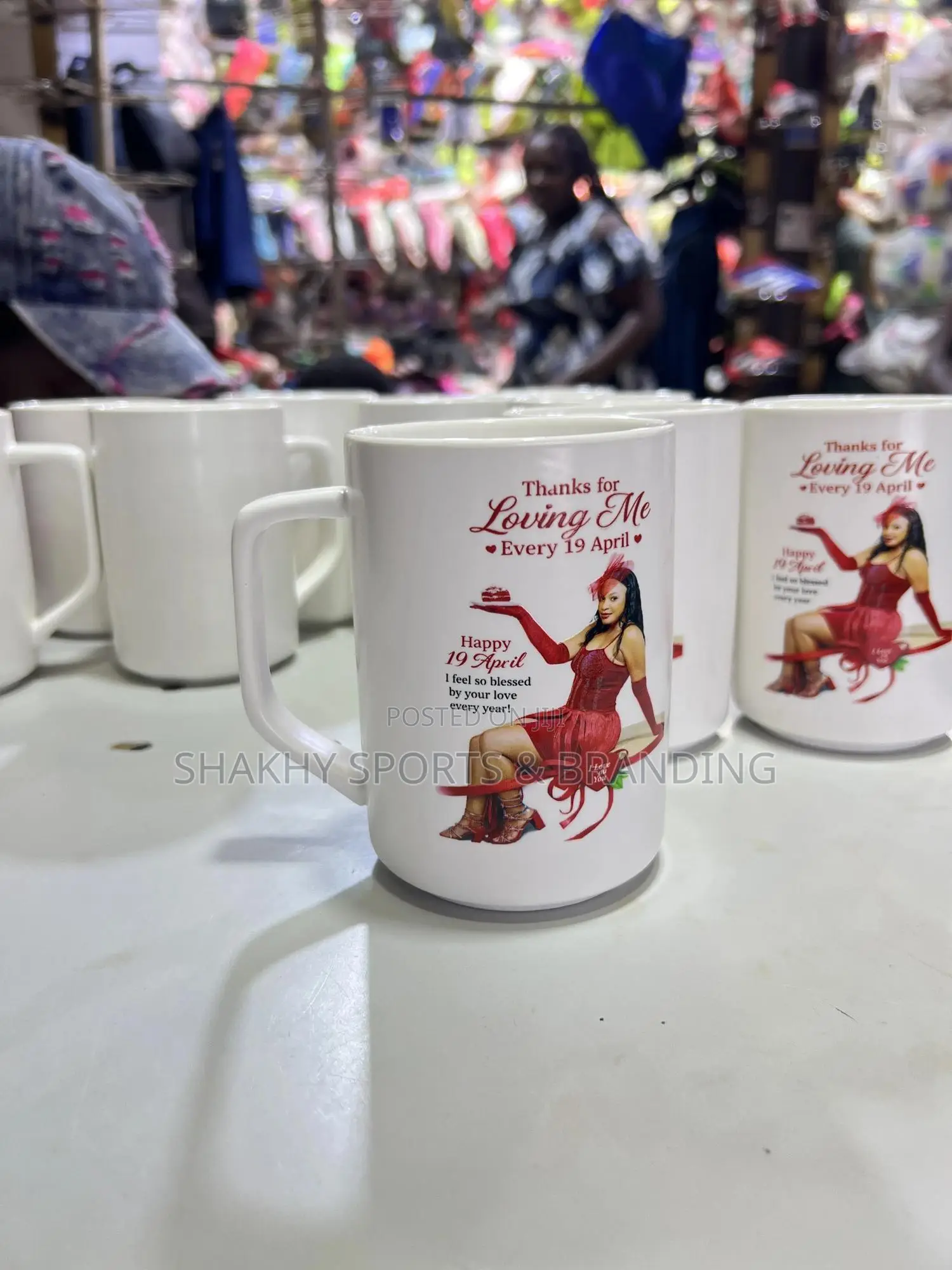 Custom Printed Mugs Available