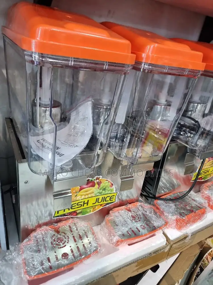 Double Juice Dispenser With Shouting Colour