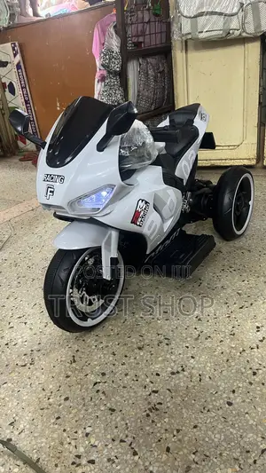 White Rechargeable Bike