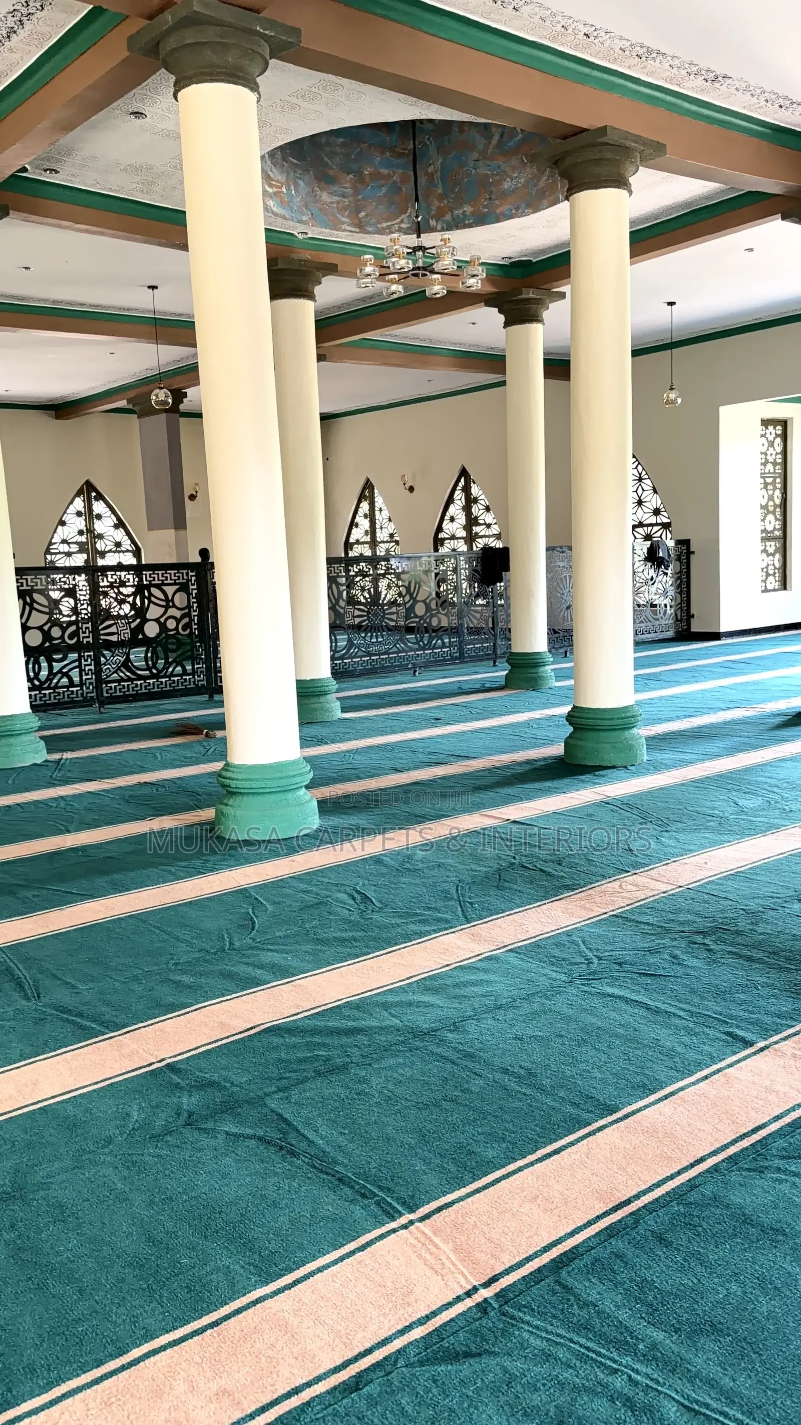 Premium Masjid Cross Carpet – Durable Mosque Prayer Carpet