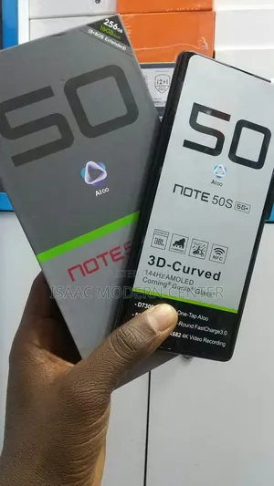 New Infinix Note 50s 256 GB Black
