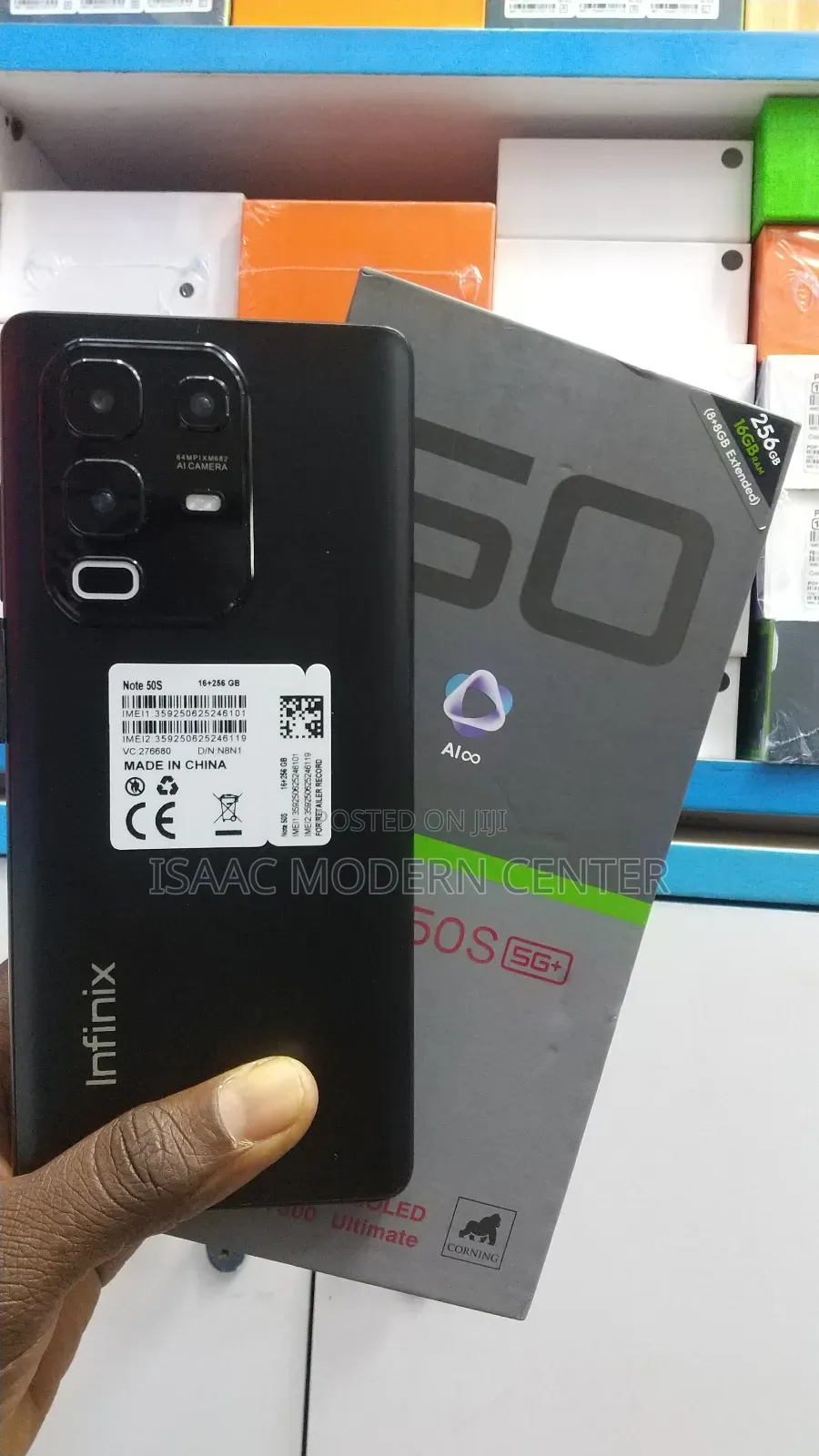New Infinix Note 50s 256 GB Black