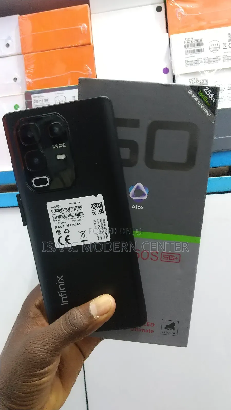 New Infinix Note 50s 256 GB Black