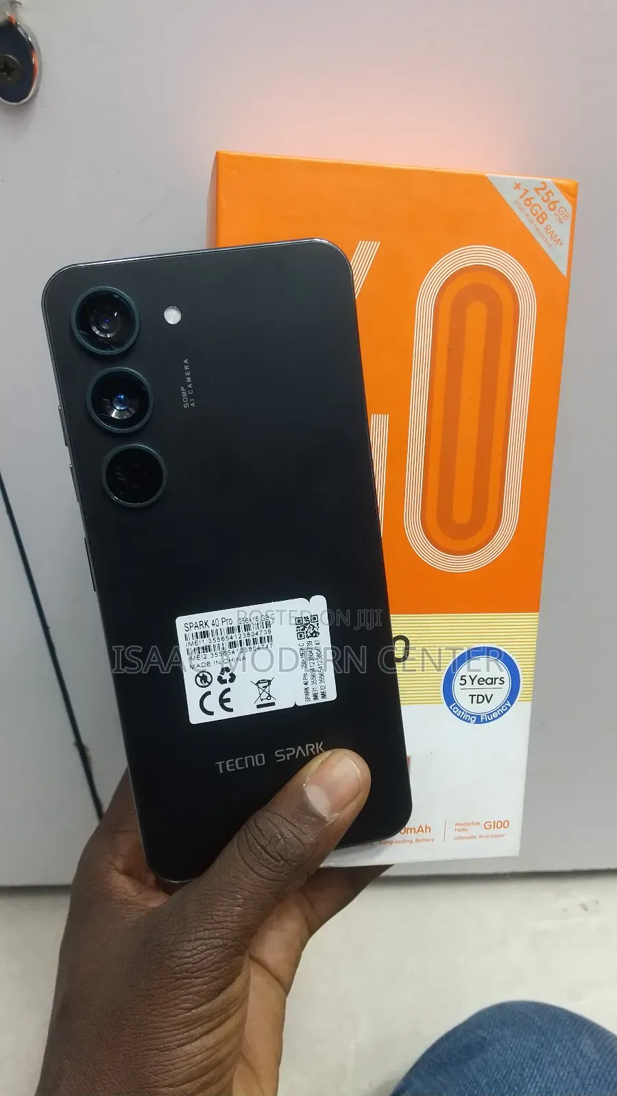 New Tecno Spark 40 Pro 256 GB Black