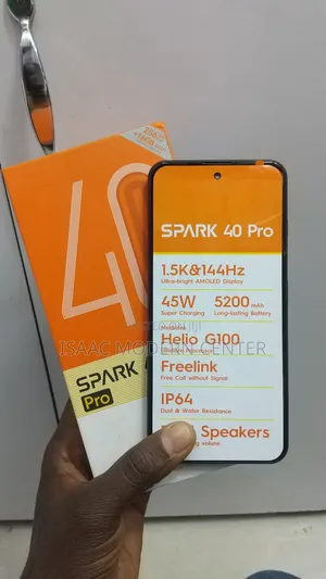 New Tecno Spark 40 Pro 256 GB Black