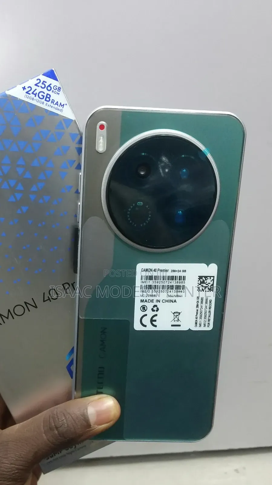 New Tecno Camon 40 Premier 256 GB Green