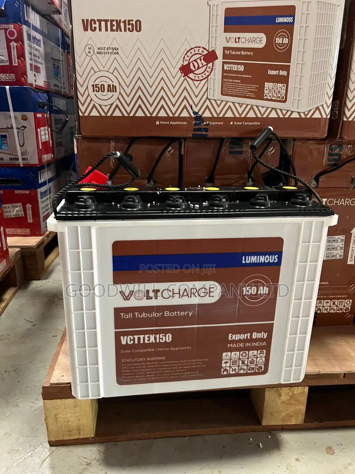 150ah Solar / Backup Luminous Tall Tubular Battery