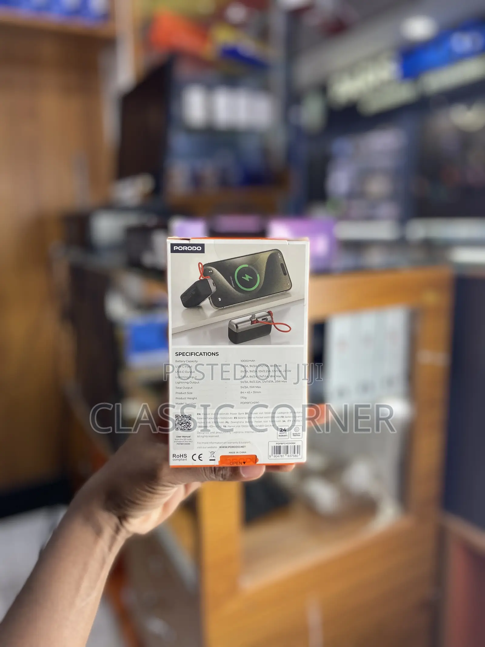 Porodo Pocket Volt 10000mah Power Bank