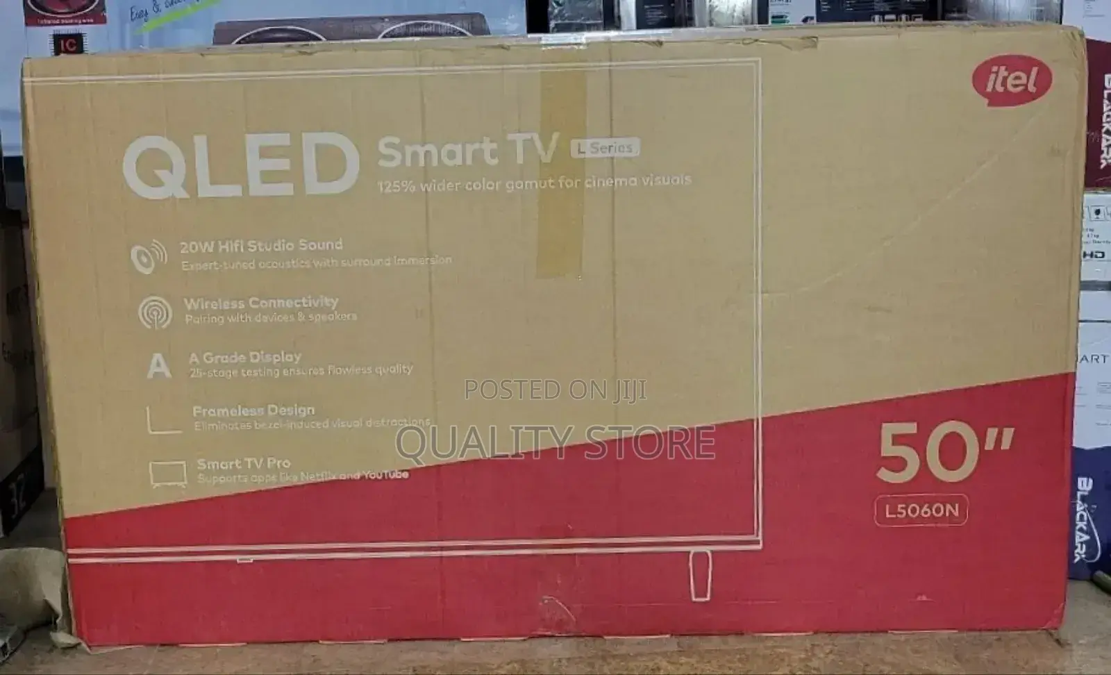 Itel 50 Inches Qled Smart Tv