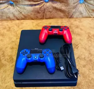 Perfect Ps4 Slim Setup: 2 Controllers 13 Pre-Loaded Games.