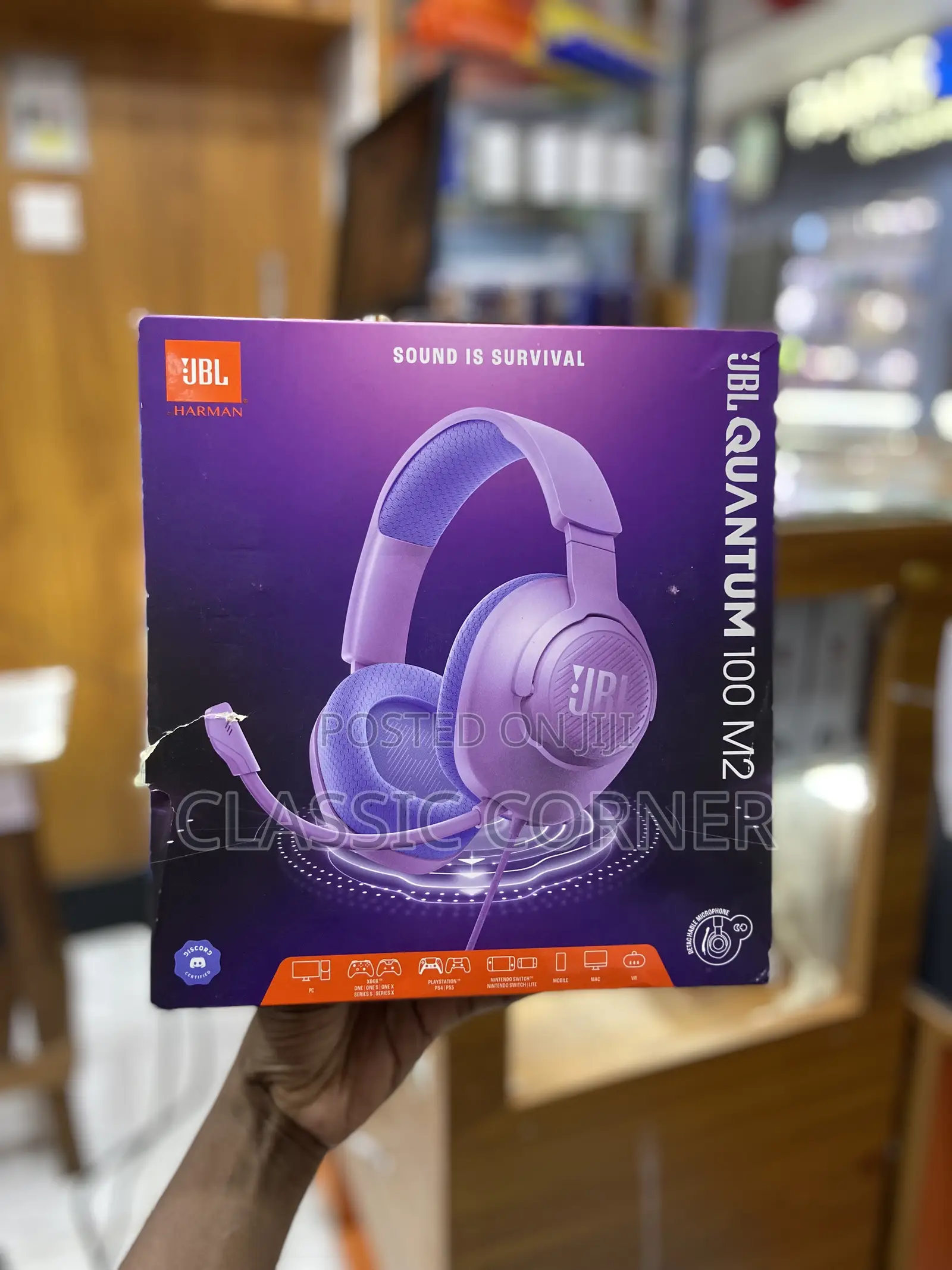 JBL Quantum 100m2 Wired Over Ear Gaming Headphones