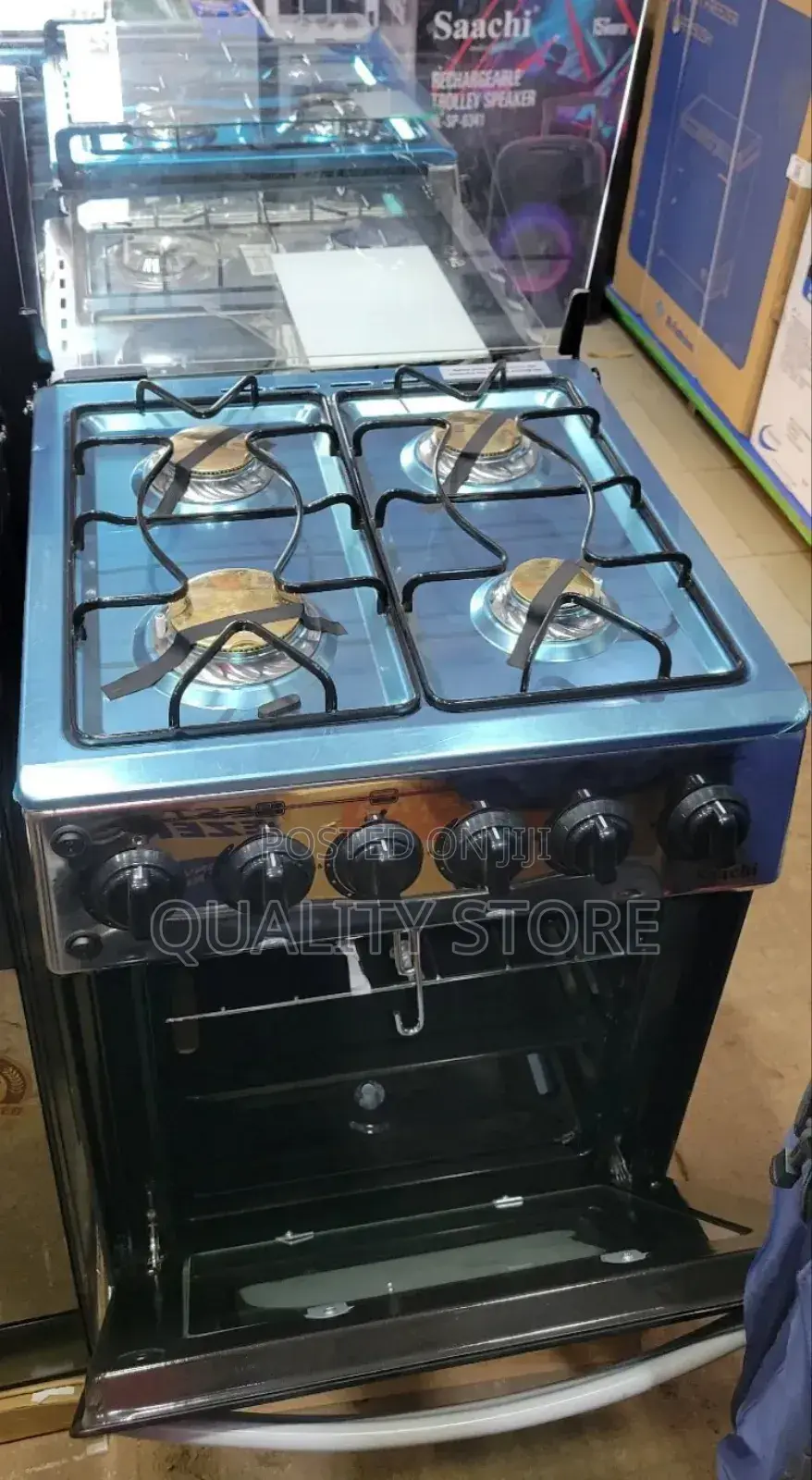Saachi Stand Full Gas Cooker 50×50