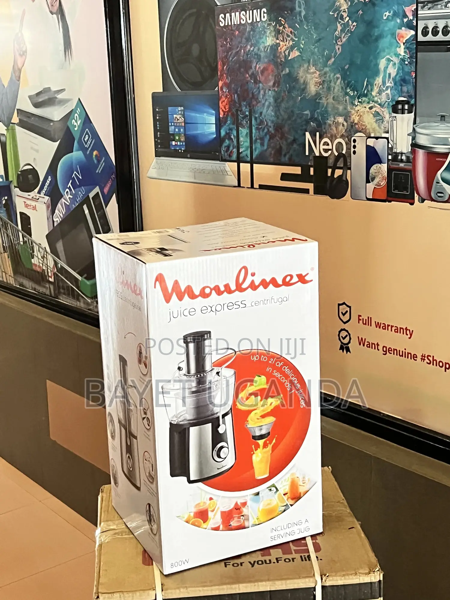 Offer Moulinex Juice Express Centrifugal Juice Extractor, 2 Liters