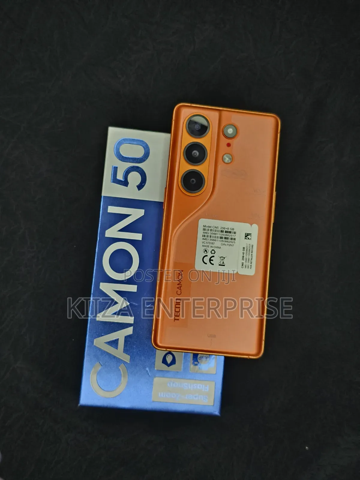 New Tecno Camon 50 256 GB Orange