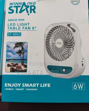 Winning Star Mini Rechargeable Portable Table Ventiladores Fan St-4052