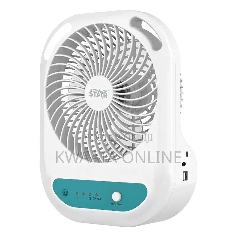 Winning Star Mini Rechargeable Portable Table Ventiladores Fan St-4052