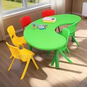 Moon-Shaped Nursery School Tables