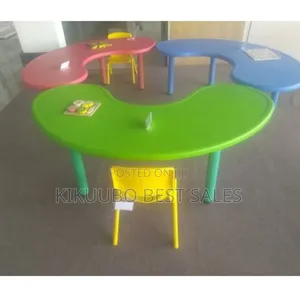 Moon-Shaped Nursery School Tables