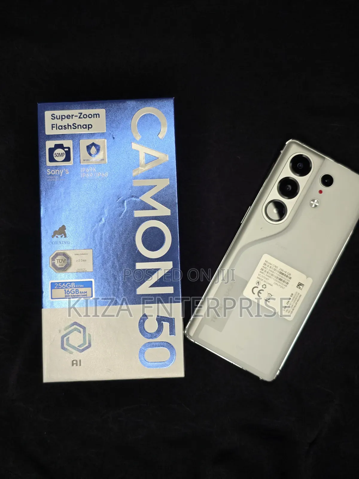New Tecno Camon 50 256 GB White