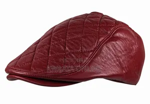 Soft Faux Leather Cabbie Newsboy Country Golf Check Quilt Flat Cap