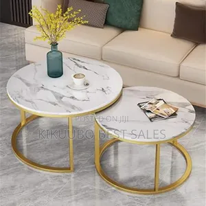 Luxury 2pc Modern Nesting Coffee/ Center Tables