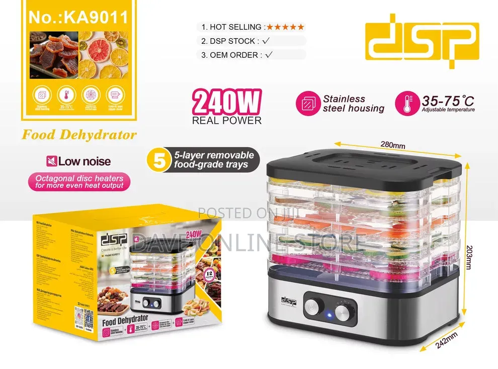 DSP 5 Tray Food Dehydrator