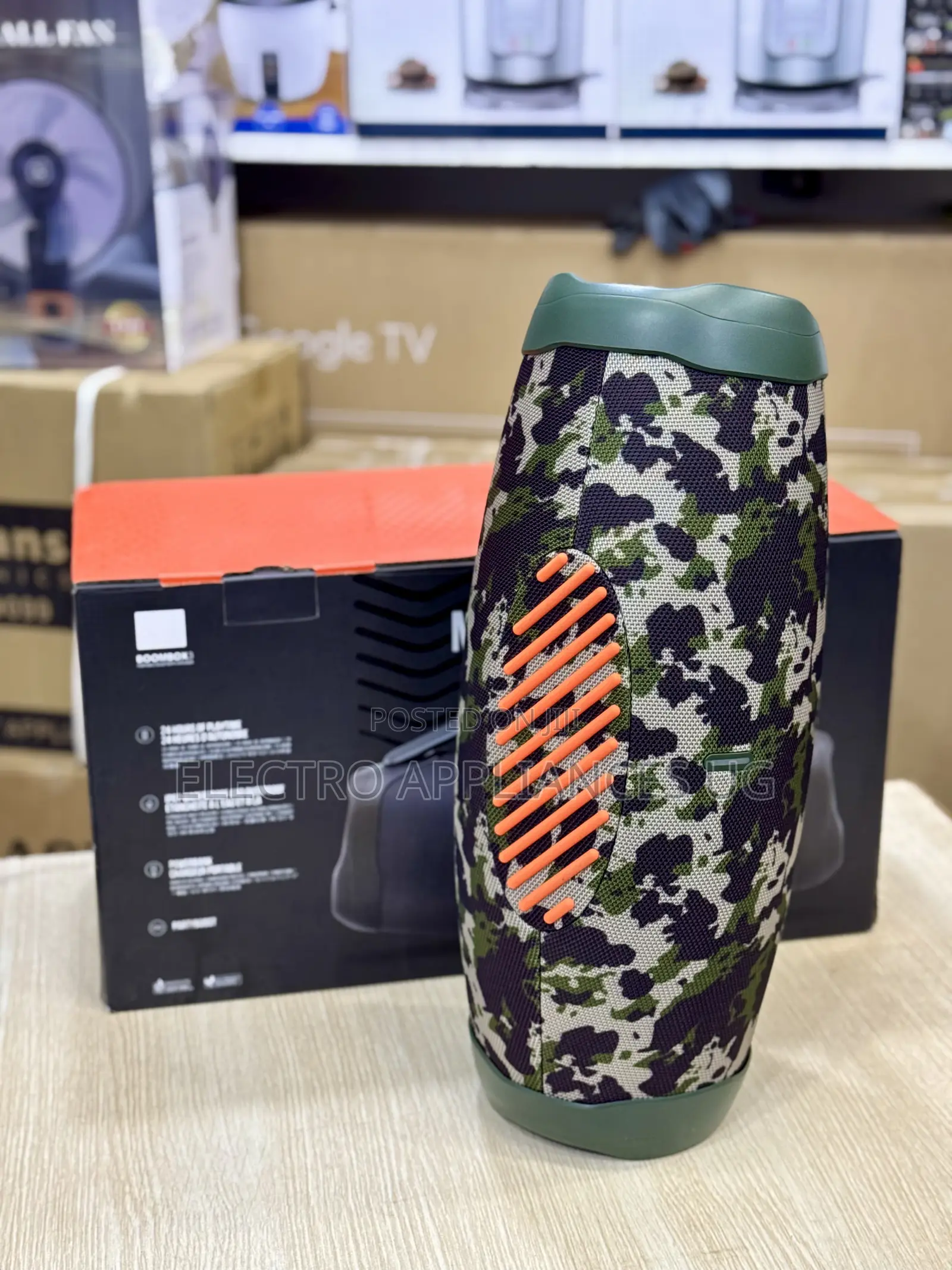 JBL Boombox 3 Portable Bluetooth Speaker.