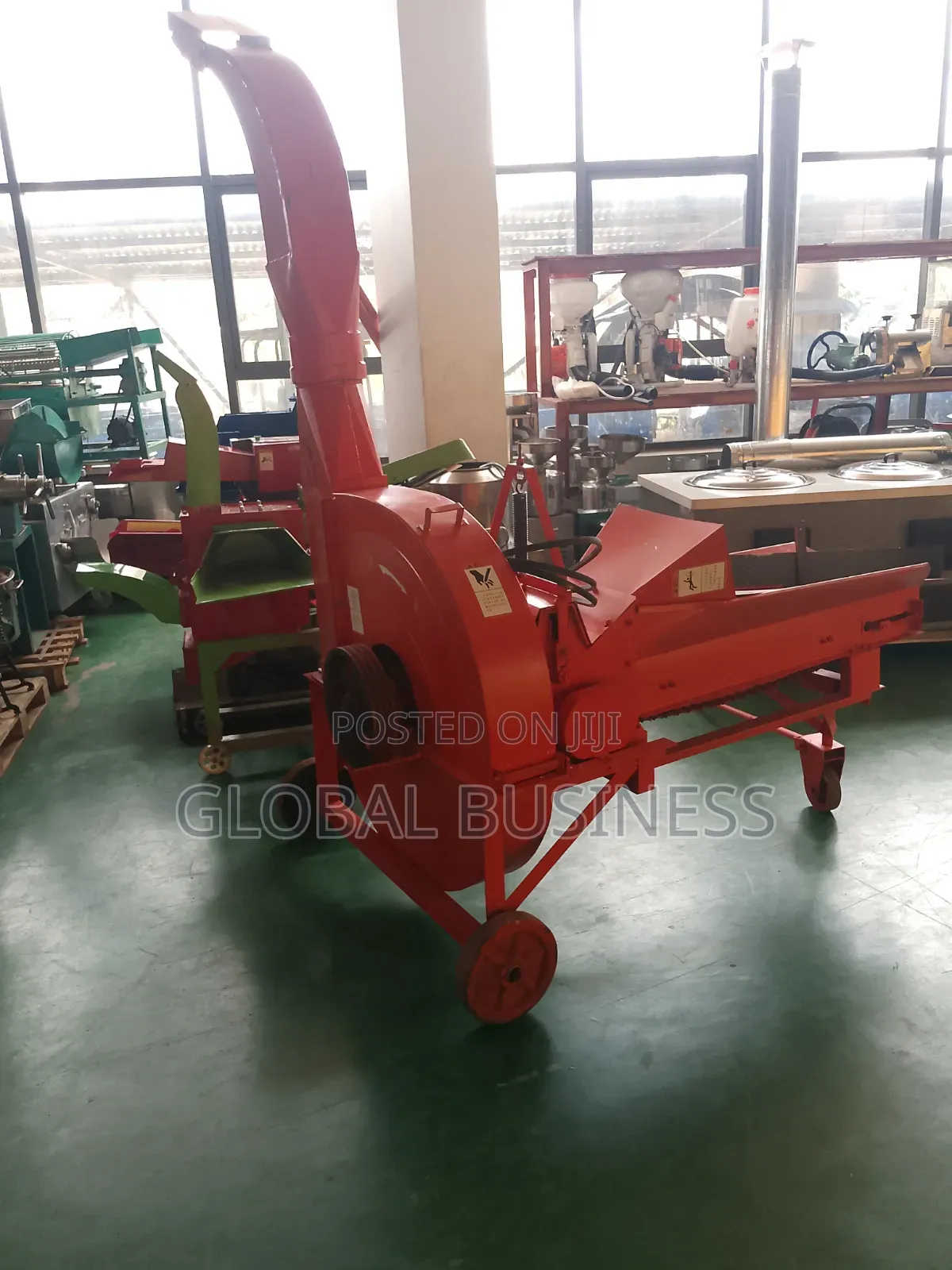 Heavy Duty Silage Chopper Machine With 24hp Changfa Diesel Engine