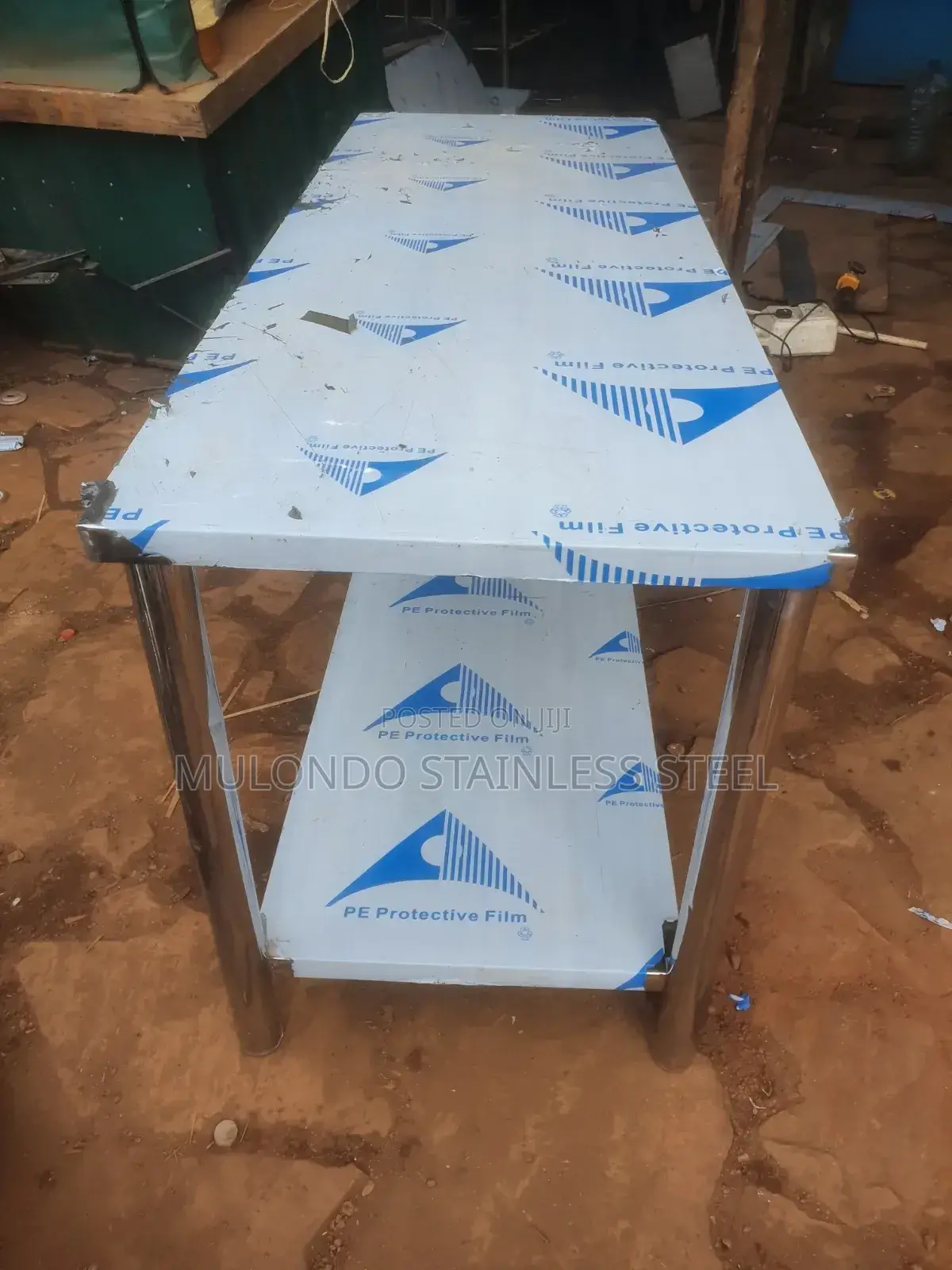 Stainless Working Table Double