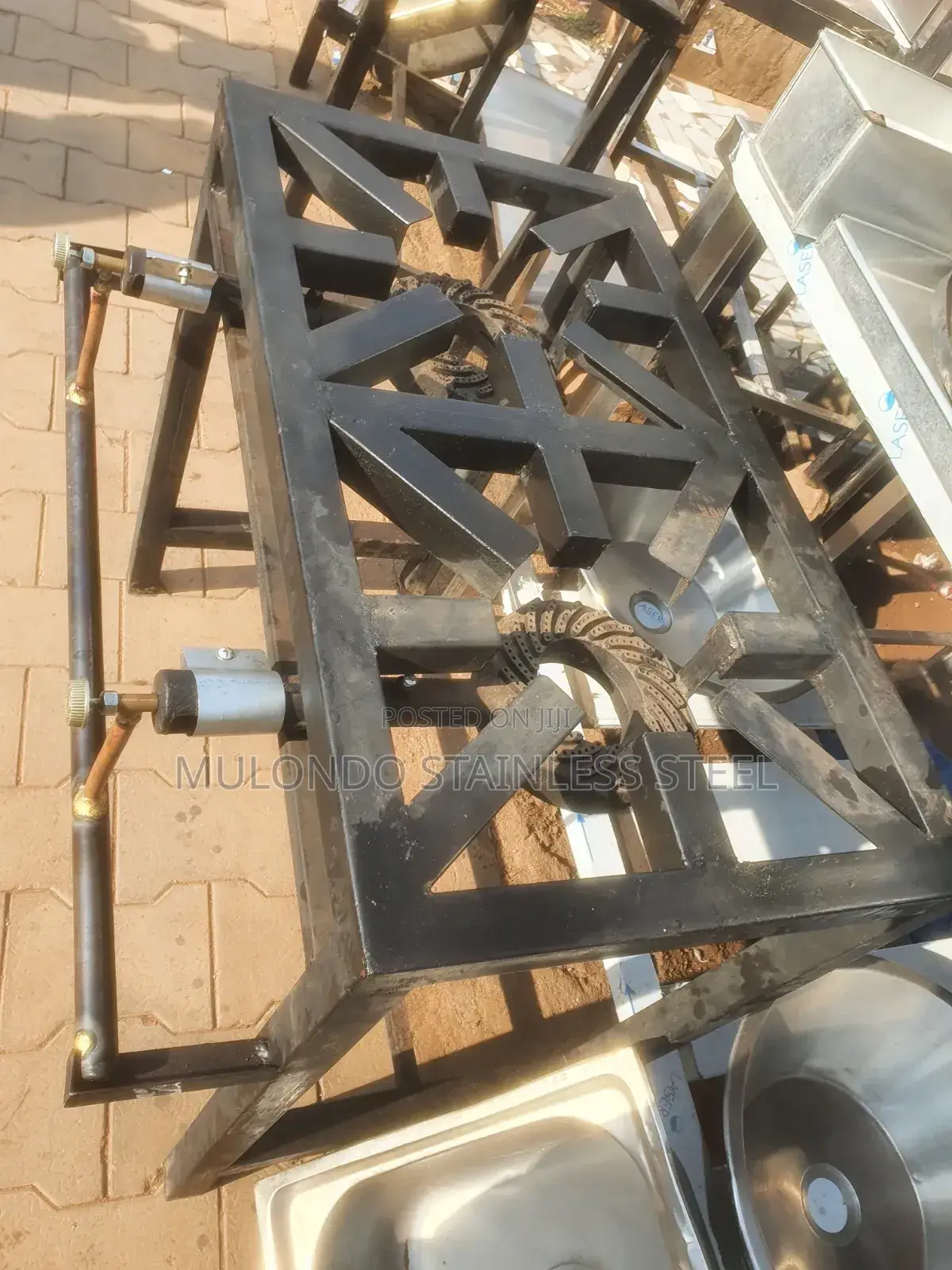 Commercial Gas Burner 3 Burner