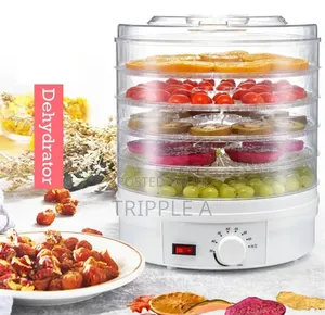 Multi- Use Food Dehydrator Machine With 5 Stackable Trays