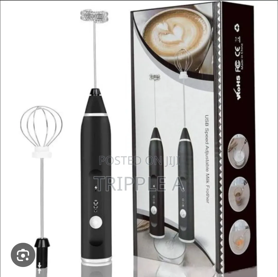 2 in 1 Rechargeable Milk Frother and Egg Beater