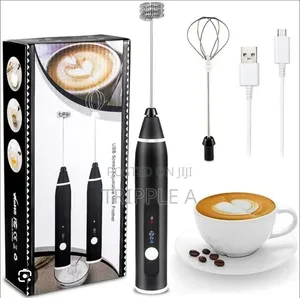 2 in 1 Rechargeable Milk Frother and Egg Beater