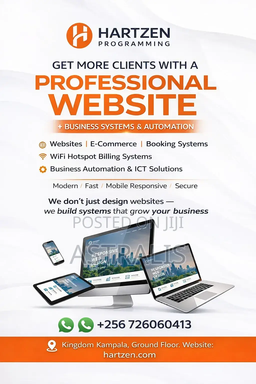 Websites And Hotspot Billing Systems And Graphics Design