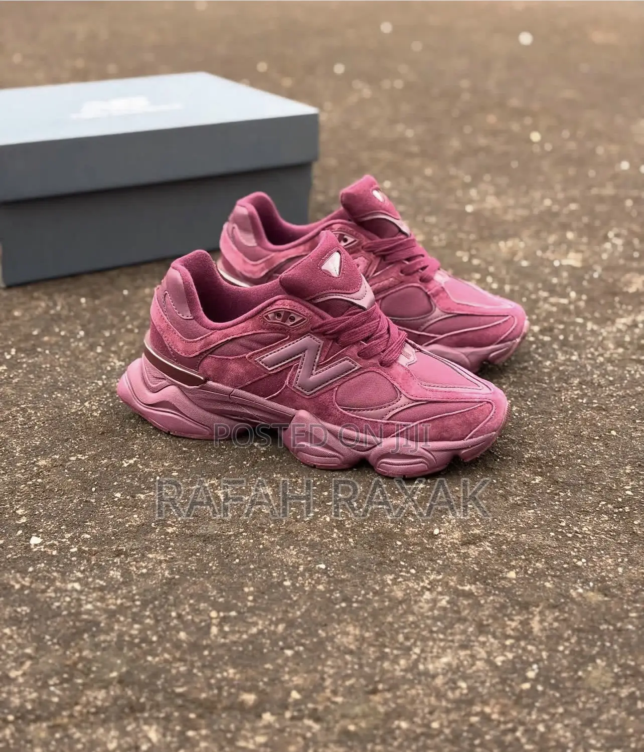 Dark Pink New Balance 9060 Trainer Sneakers