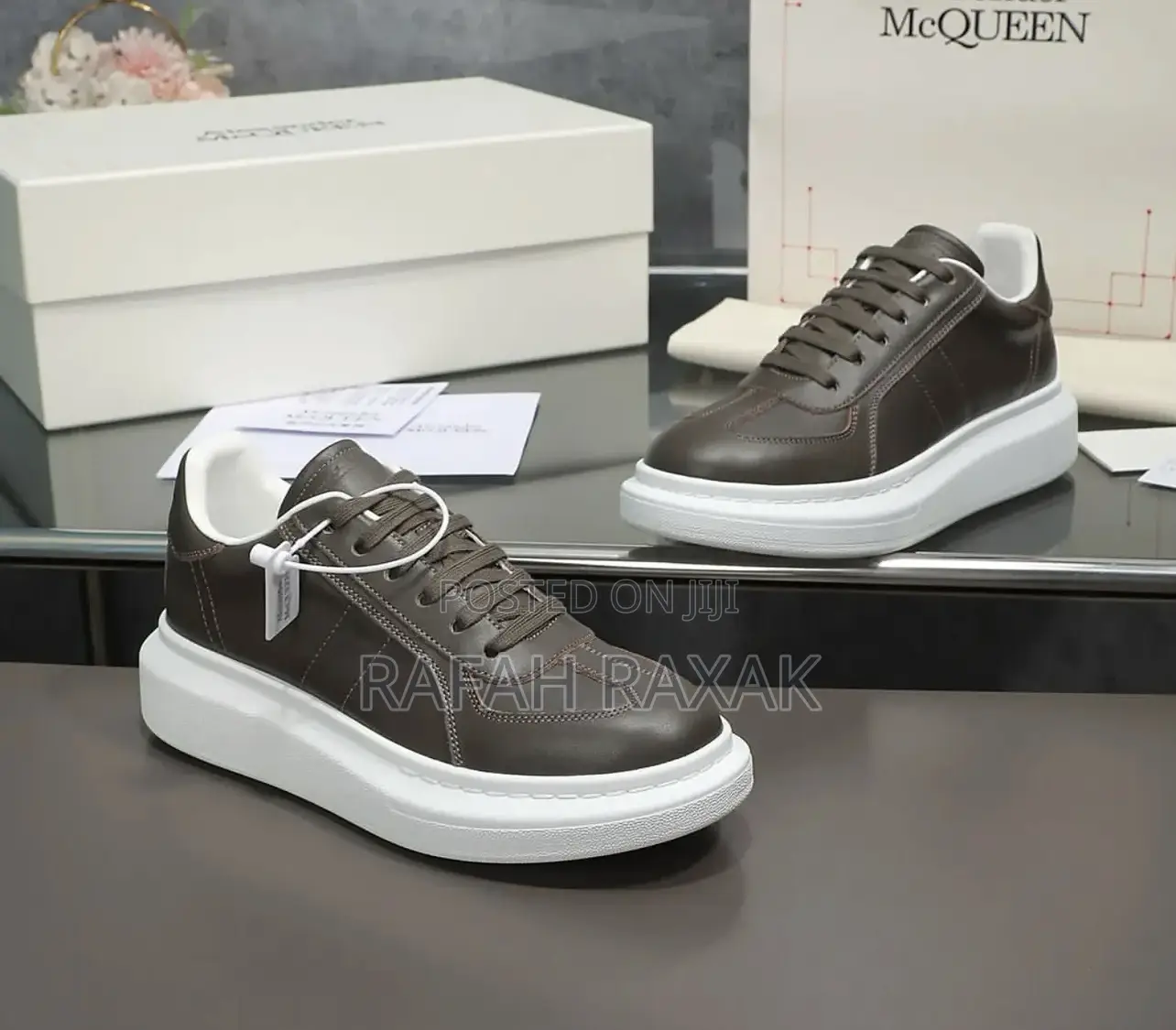 Black and White Colorways Alexander McQueen Sneakers