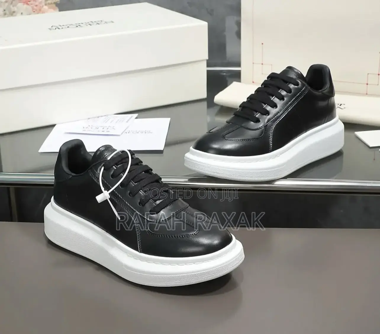 Black and White Colorways Alexander McQueen Sneakers
