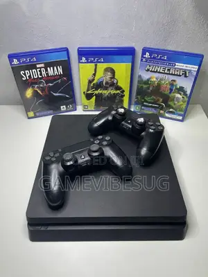 Sony Ps4 Slim 500gb Bundle: 2 Dualshock 4 10 Top Gaming Hits